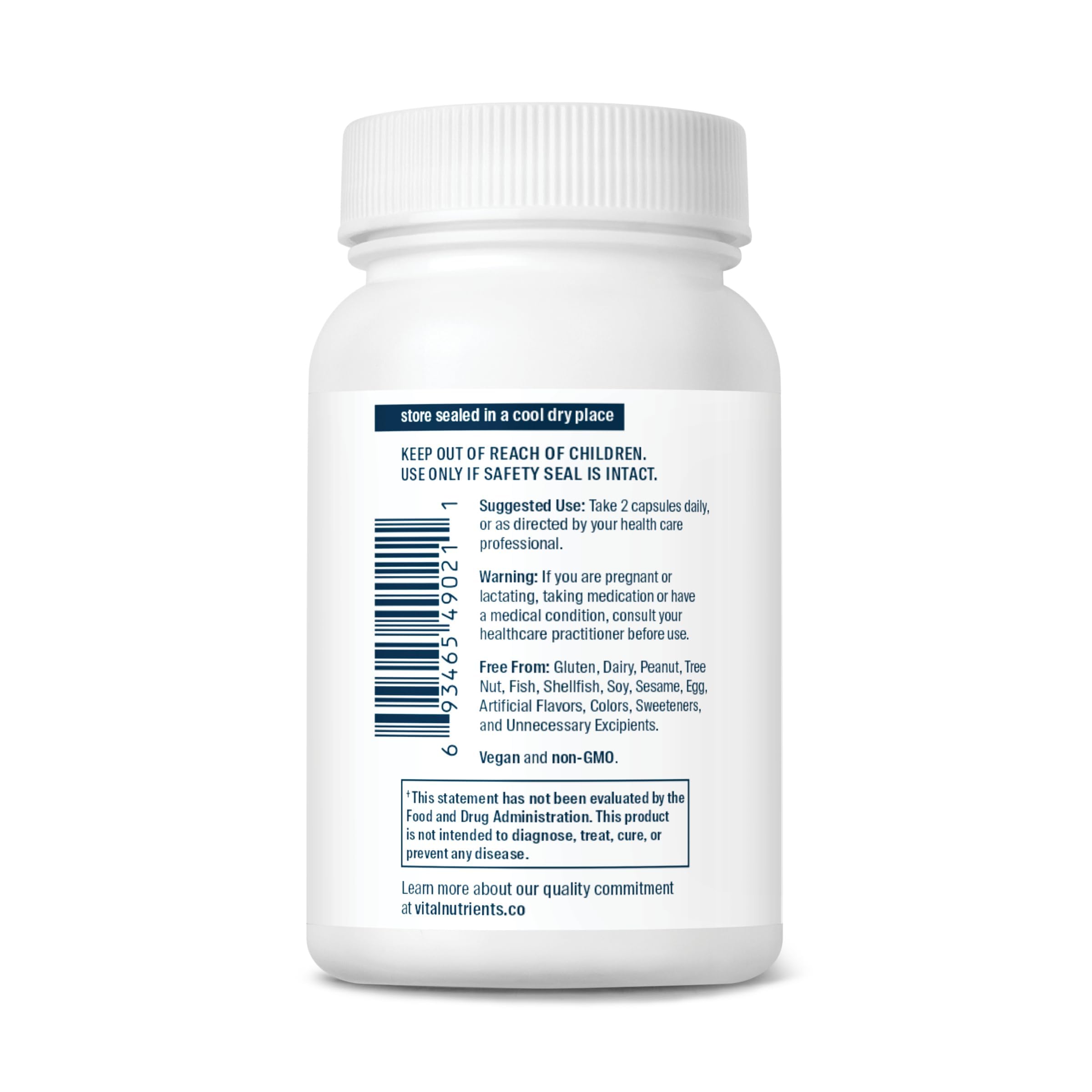 Vital Nutrients Cortisol Balance - Vegan Stress Relief Supplement - Cortisol Manager Supports Energy & Stress Levels - Ashwagandha & Magnesium for Relaxation - Gluten, Dairy, Soy Free - 30 Capsules Vital Nutrients uk supplements