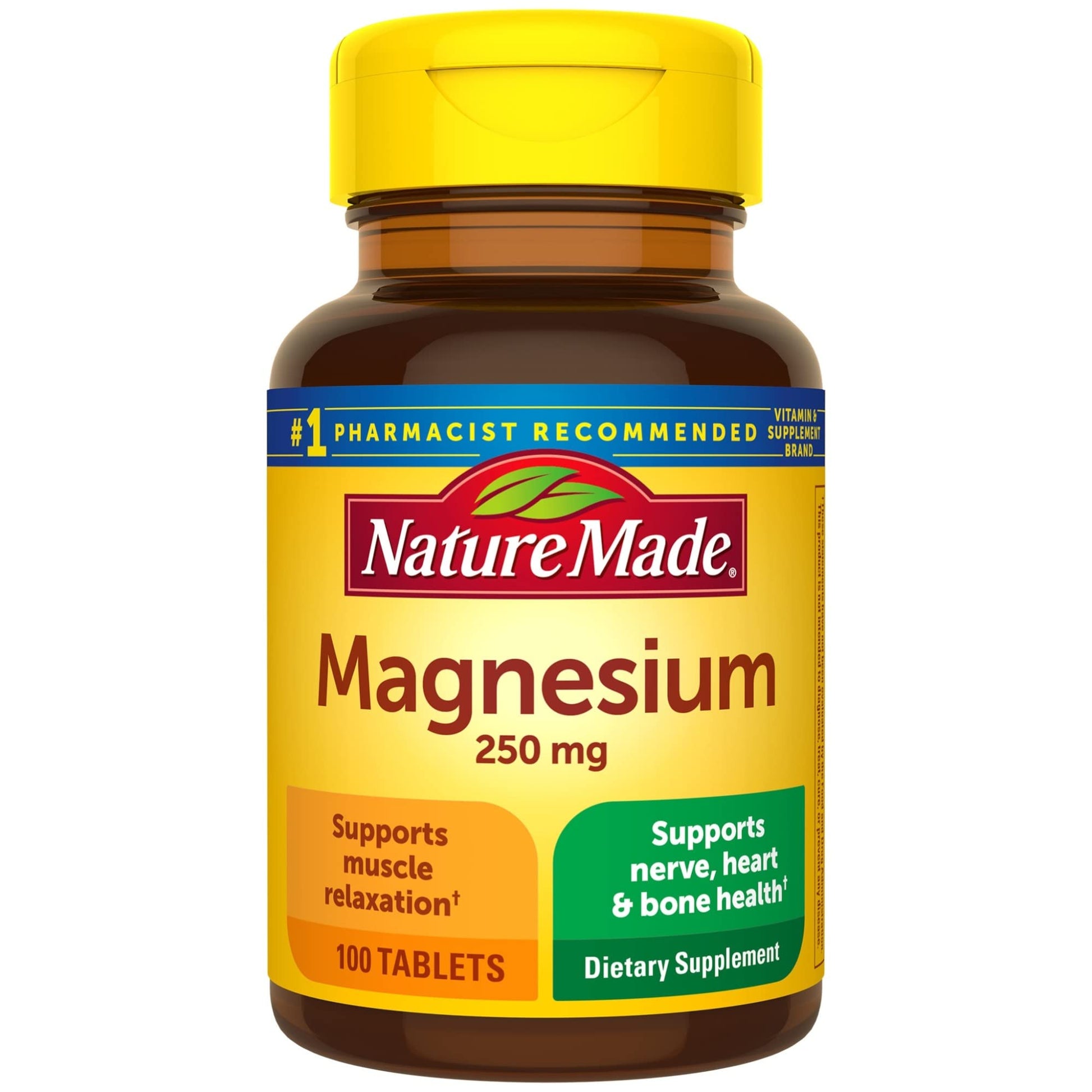 Nature Made Magnesium Oxide 250 mg, Dietary Supplement for Muscle, Heart Nature Made uk supplements