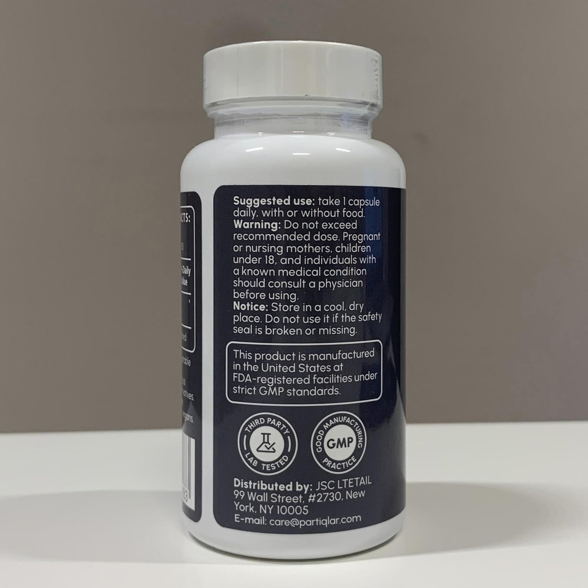 partiQlar Nicotinamide Riboside (NR) 500mg – NR Supplement for Cellular Health, Anti-Aging, Energy & Metabolism Support – 2-Month Supply (60 Capsules) partiQlar uk supplements