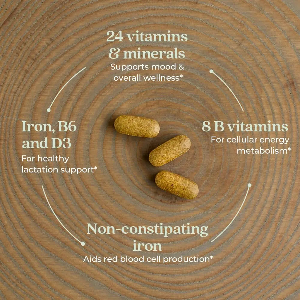 New Chapter, Postnatal Vitamins Lactation Supplement, Complete Multivitamin with Fermented Vitamin D3 + B Vitamins New Chapter uk supplements
