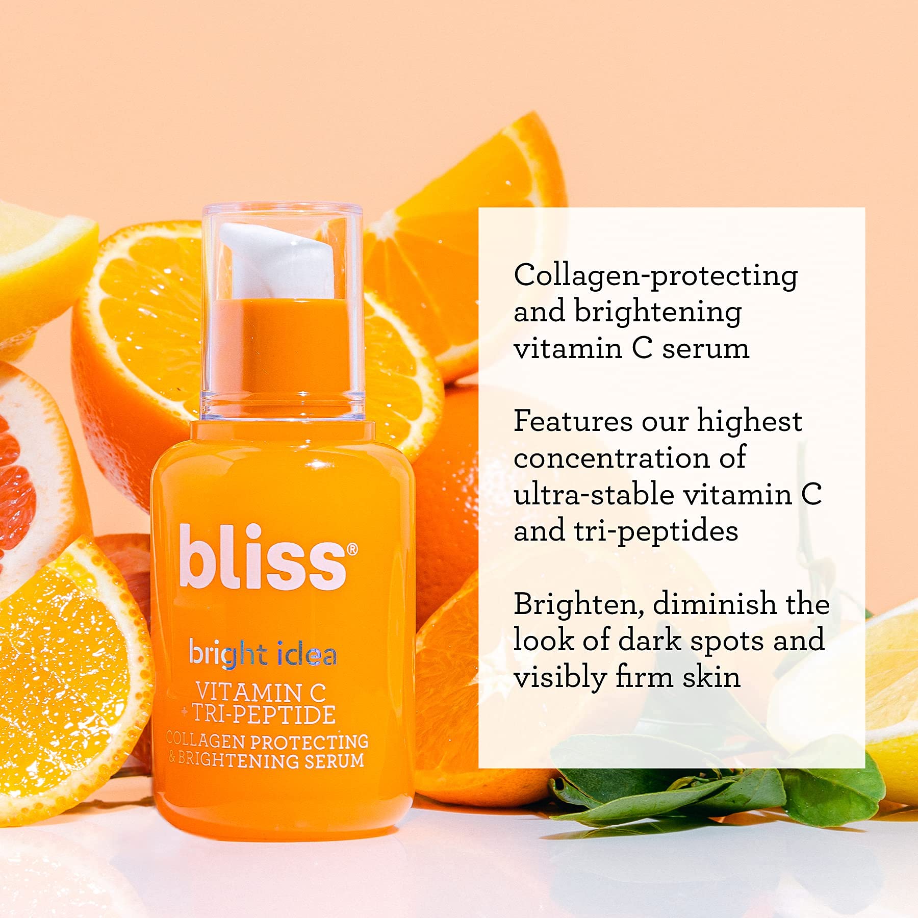 Bliss Bright Idea Vitamin C + Tri-Peptide Brightening Serum - 1 Fl Oz - Hydrating Bliss uk supplements
