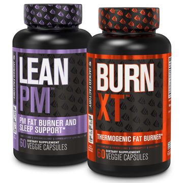 Jacked Factory Burn XT Thermogenic Fat Burner & Lean PM Nighttime Jacked Factory uk supplements