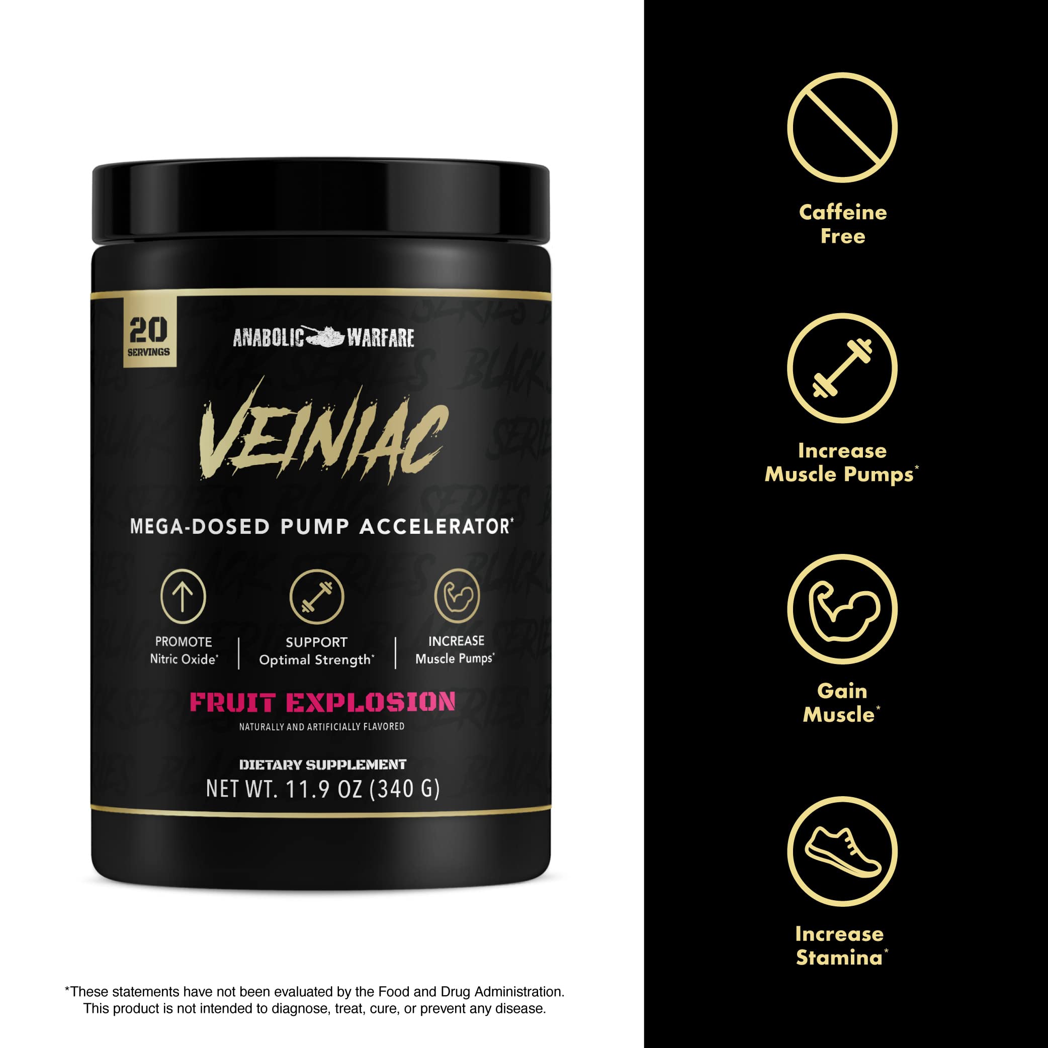 Anabolic Warfare Veiniac Muscle Pump Activator Supplement Stimulant Free Pre-Workout Anabolic Warfare uk supplements