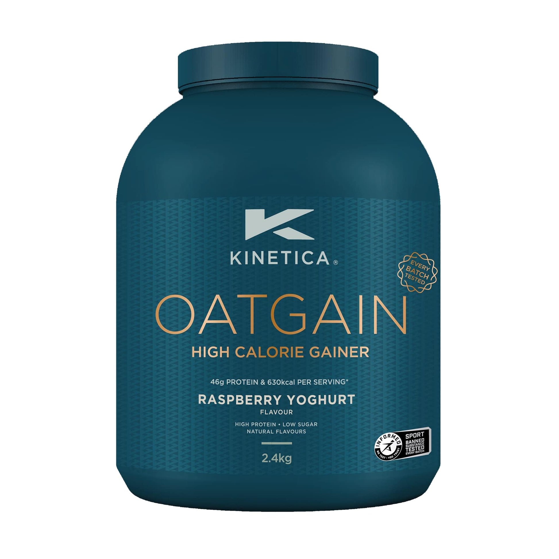 Kinetica OatGain Weight Gainer 600+ Calories & 47g Protein per Serving, 2.4 kg Kinetica uk supplements