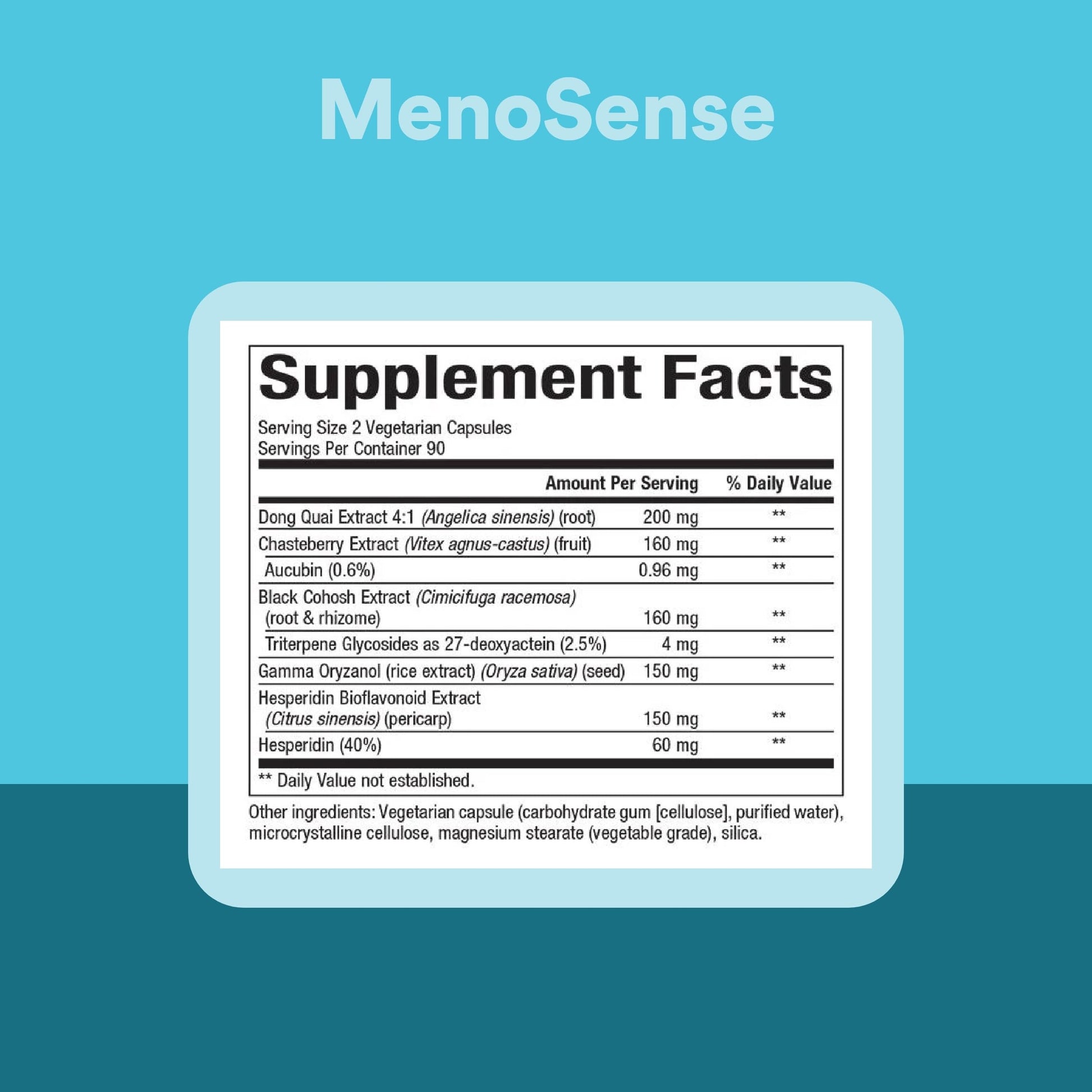 Natural Factors WomenSense MenoSense - Dietary Supplement with Black Cohosh, Chasteberry & Dong Quai - Menopause & Perimenopause Support Supplement - 180 Vegetarian Capsules (90 Servings) Natural Factors uk supplements