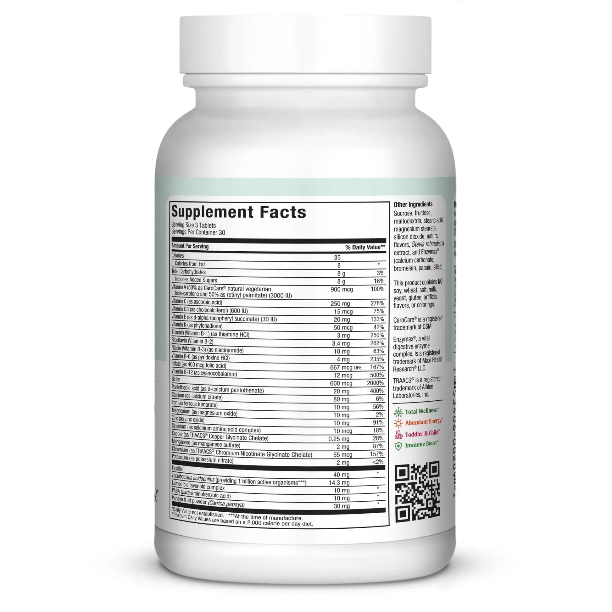 Maxi Health Chewable Multivitamin for Kids, Teens and Adults - Cherry Chewable Vitamins for Adults & Children Maxi Health uk supplements
