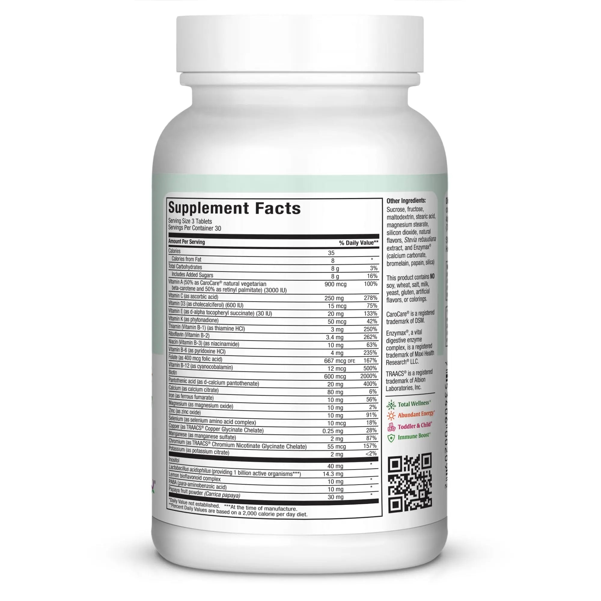 Maxi Health Chewable Multivitamin for Kids, Teens and Adults - Cherry Chewable Vitamins for Adults & Children Maxi Health uk supplements