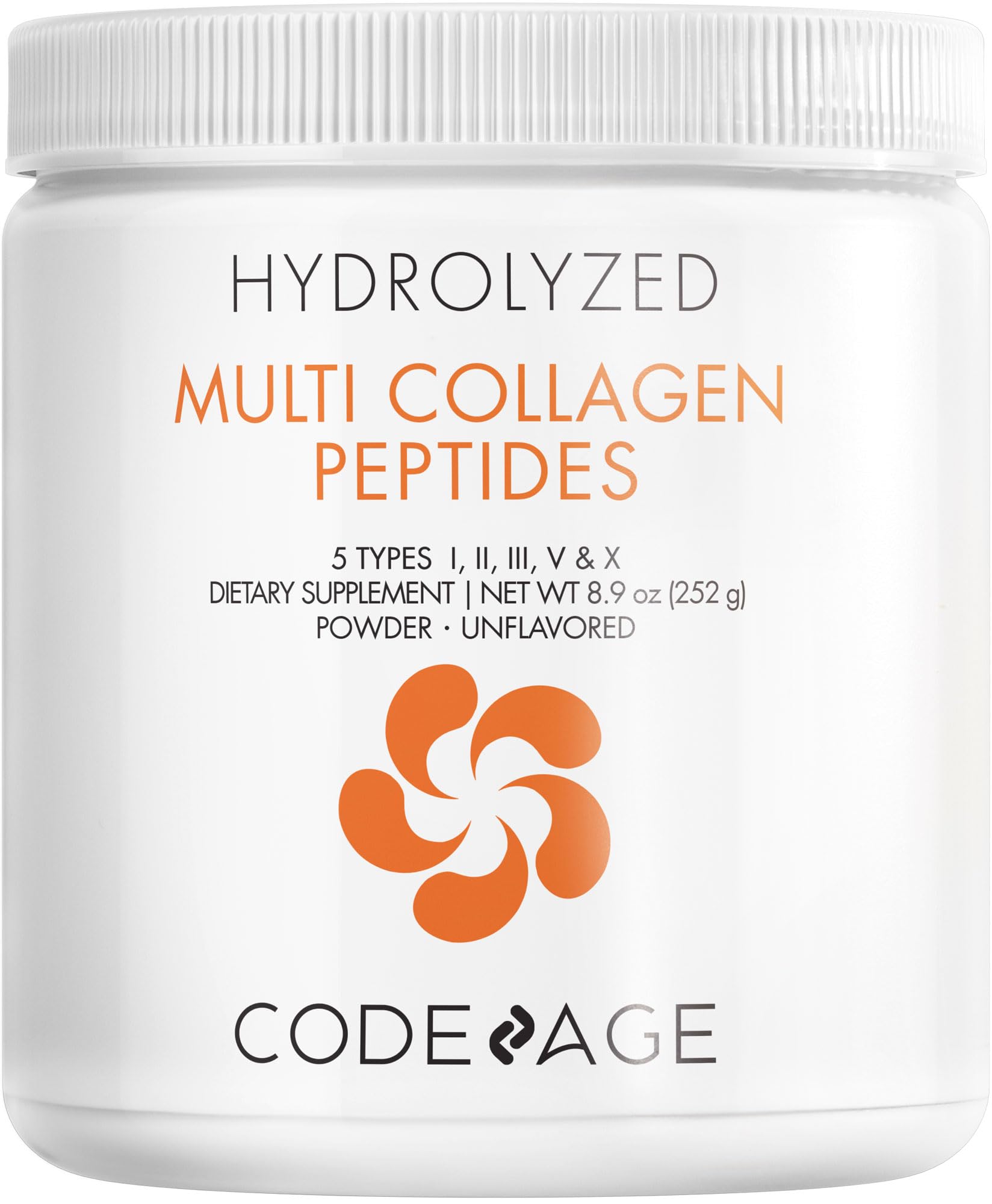 Codeage Multi Collagen Protein Powder Peptides, Hydrolyzed, Type I, II, III, V, X Grass Fed All in One Super Bone Codeage uk supplements