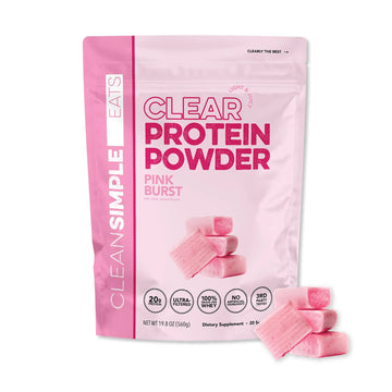 Clean Simple Eats Clear Protein Drinks, 20G Grass Fed Whey Protein Isolate, Ultra Filtered, Light & Refreshing Beverage, Low Lactose, No Artificial Ingredients, Clean Simple Eats uk supplements