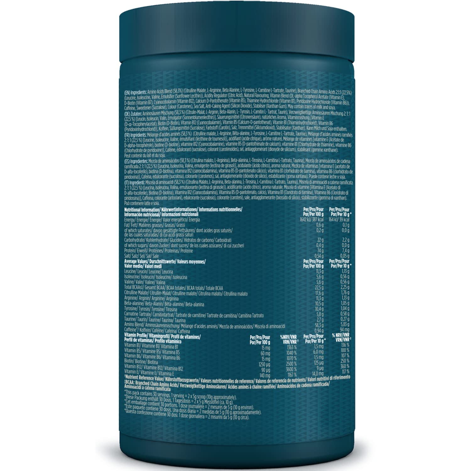 Kinetica PreFuel, Pre Workout, 5.7g Amino Acids & 2.2g BCAA's per Serving, 30 Servings Kinetica uk supplements