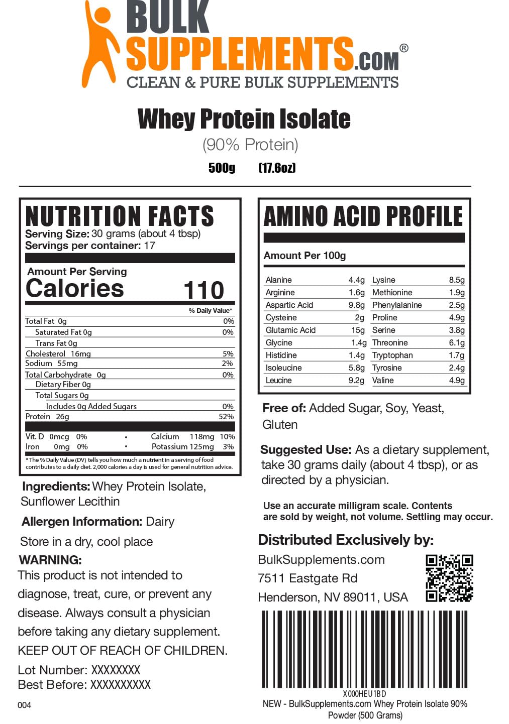 BULKSUPPLEMENTS.COM Whey Protein Isolate Powder - Unflavored Protein Powder BULKSUPPLEMENTS.COM uk supplements