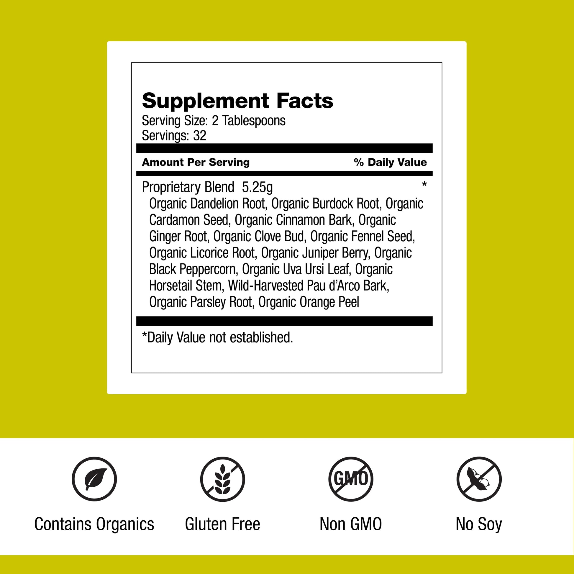 Dr. Schulze's Detox Tea - Gentle Cleansing Tea for Digestive Health - Inner Body Refresh - Bowel Support - Natural, Plant-Based Ingredients - Gluten-Free & Vegan - 6 oz (32 Servings) - 2 Pack Dr. Schulze's uk supplements