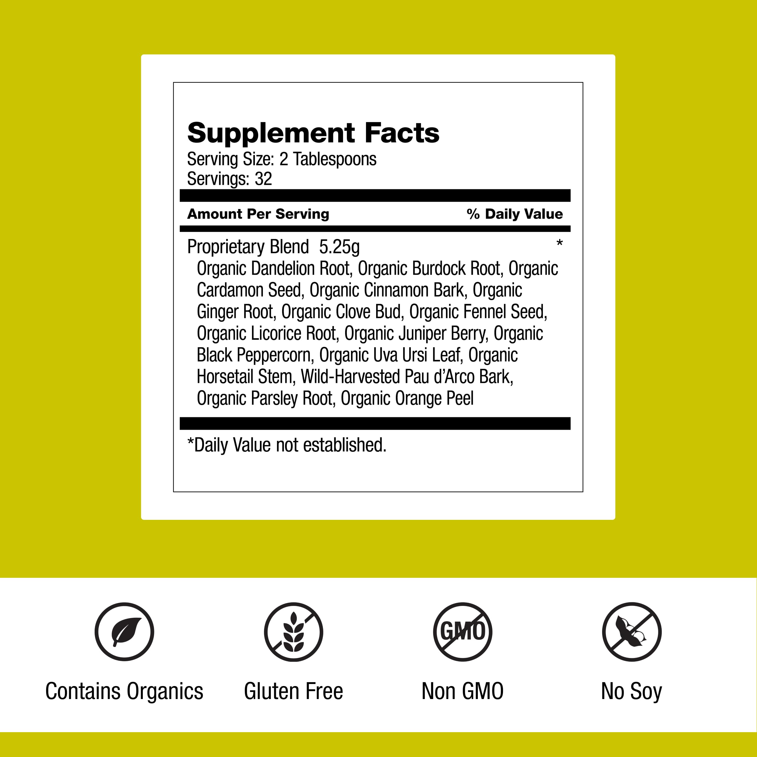Dr. Schulze's Detox Tea - Gentle Cleansing Tea for Digestive Health - Inner Body Refresh - Bowel Support - Natural, Plant-Based Ingredients - Gluten-Free & Vegan - 6 oz (32 Servings) - 2 Pack Dr. Schulze's uk supplements