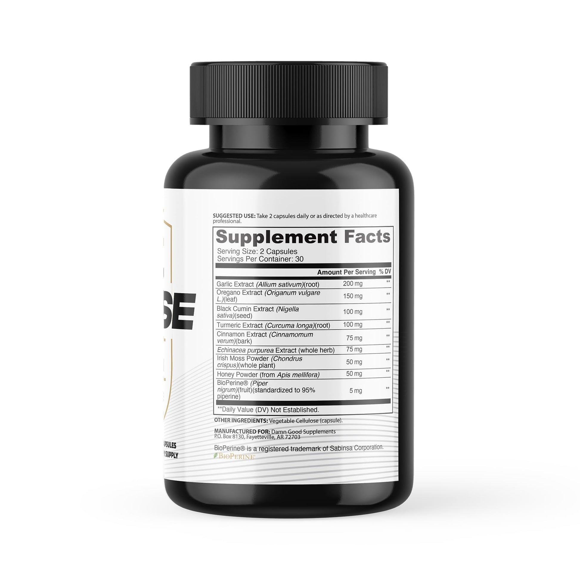 DAMN GOOD The Hodge Twins Immune Defense Supplement (60 Capsules) – Sea Moss Blend Capsules for Everyday Balance, Digestive Support, and Whole-Body Wellness with Vitamins, Minerals, and Botanicals DAMN GOOD uk supplements