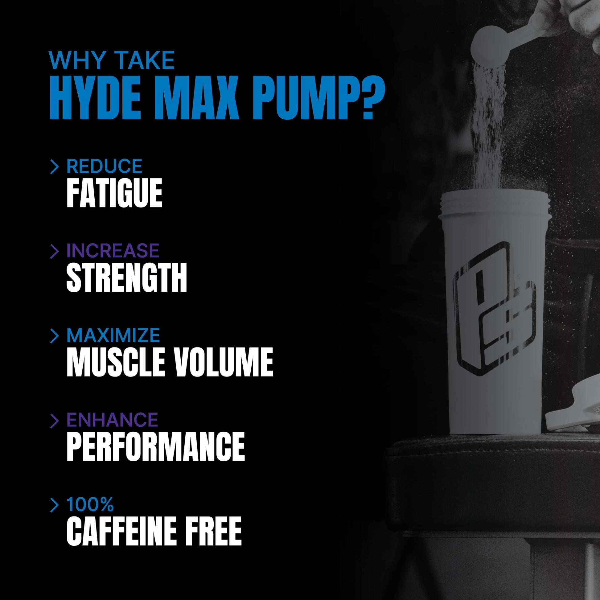 PROSUPPS Hyde Max Pump Pre Workout for Men and Women - Nitric Oxide Supplement PROSUPPS uk supplements
