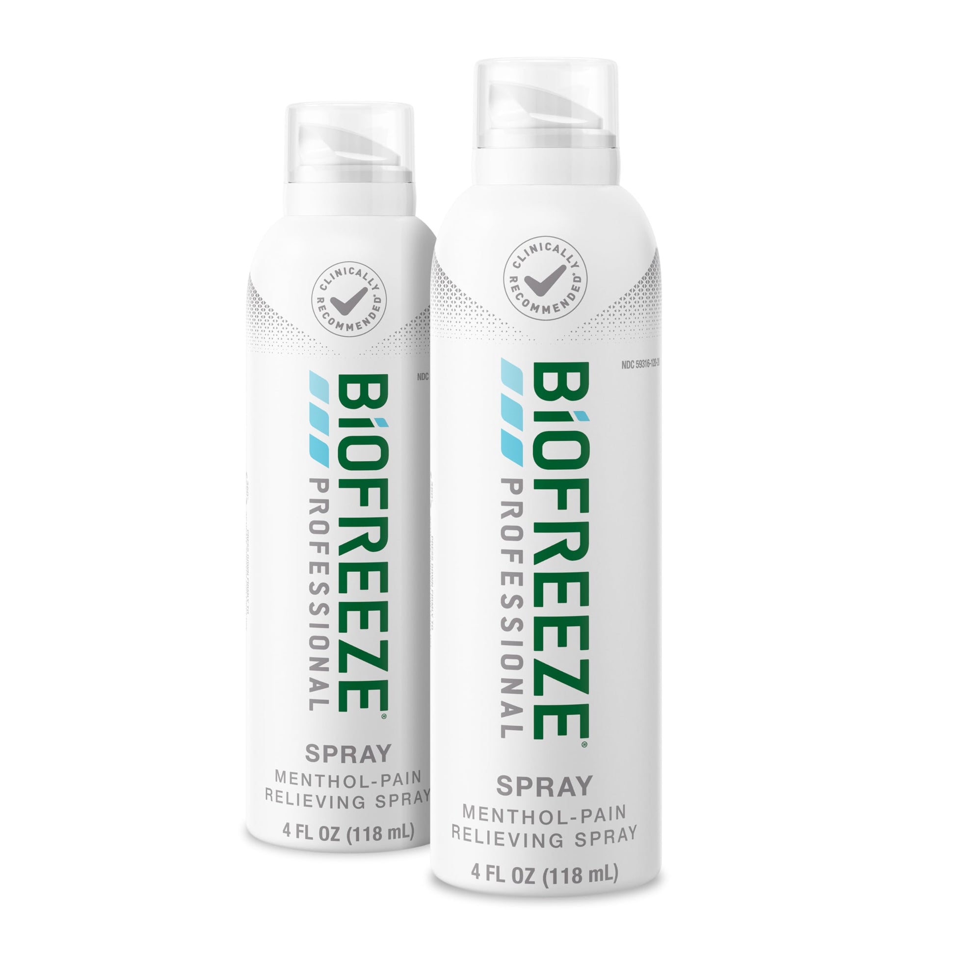 Biofreeze Professional Spray Pain Relief for Knee, Neck, Hip, Joint, Shoulder, & Simple Backache, Arthritis Pain Reliever, Sore Muscle Relief, Colorless Menthol Spray 4 Fl Oz (Pack of 2) Biofreeze uk supplements