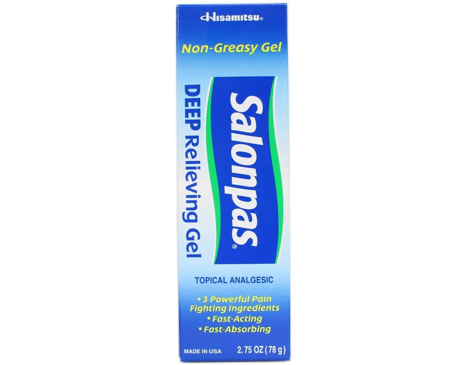 Salonpas Deep Pain Relieving Gel, 2.75 Oz (Pack of 2) Salonpas uk supplements