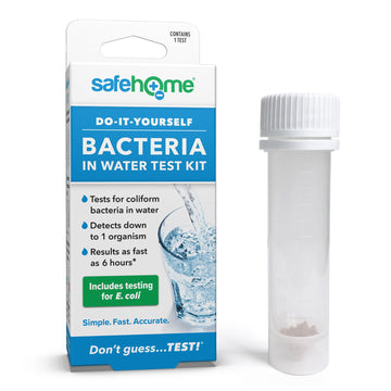 Safe Home® DIY Bacteria in Water Test Kit – Results as Fast as 6 Hours – Detects 50 Different Species of Coliform Bacteria – EPA Lab Certified – Made in the USA – (1 Pack) Safe Home uk supplements
