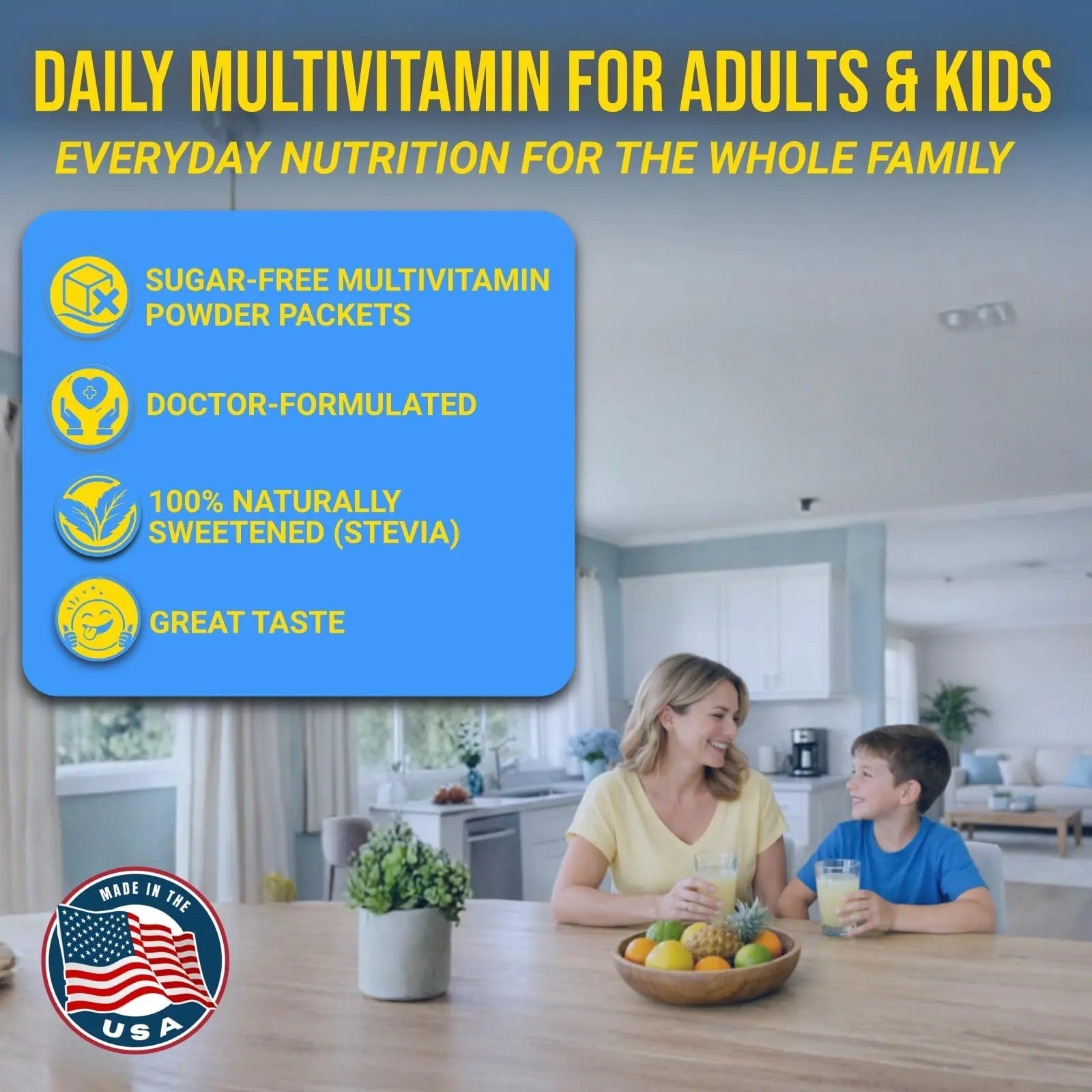 Dr. Price's Multivitamin for Women and Men | Tropical 30 Servings | Daily Supplement Powder with Vitamin C, B Complex & Minerals | Dr. Price's Vitamins uk supplements