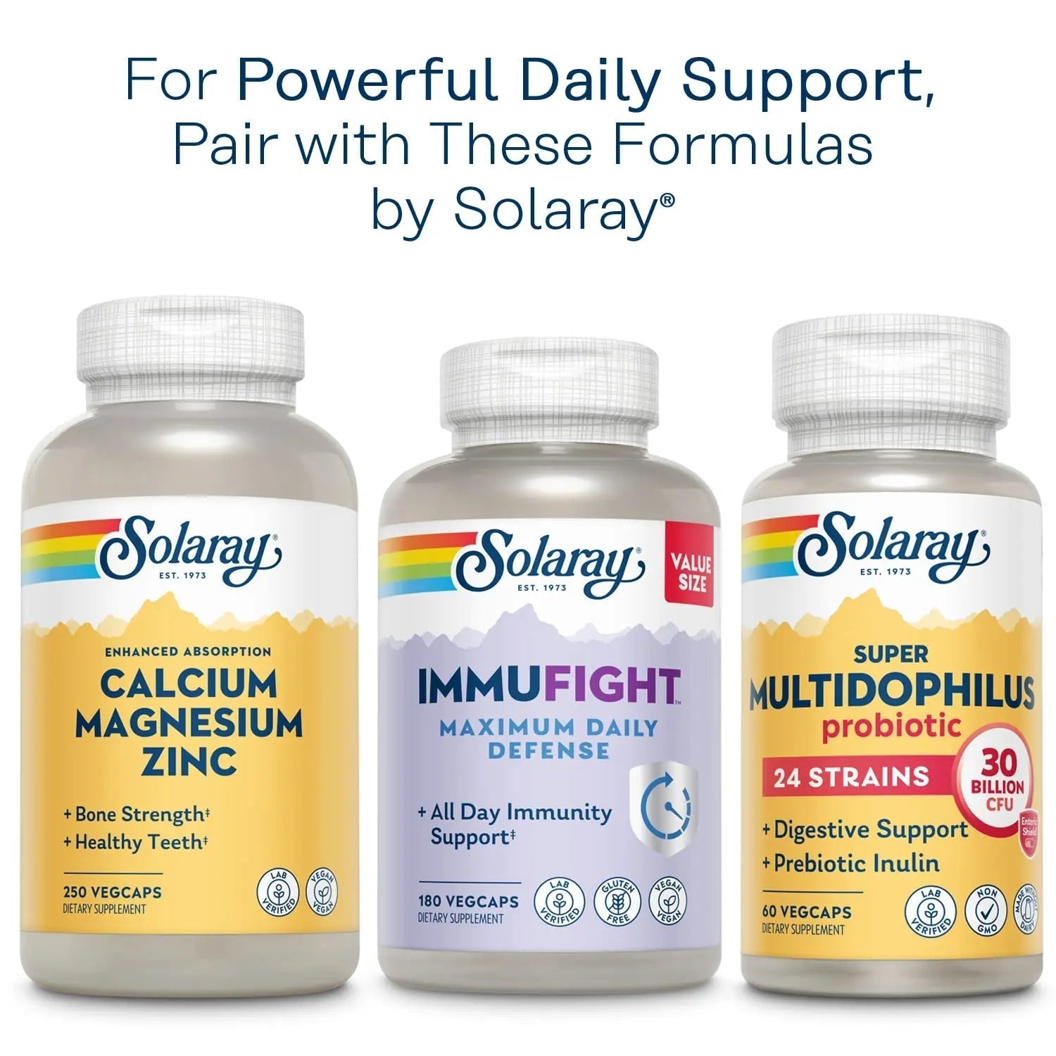 Solaray Once Daily Adult 50+ Complete Multivitamin for Women & Men, Essential Vitamins & Chelated Minerals for Healthy Energy, Heart, Brain & Immune Support SOLARAY uk supplements