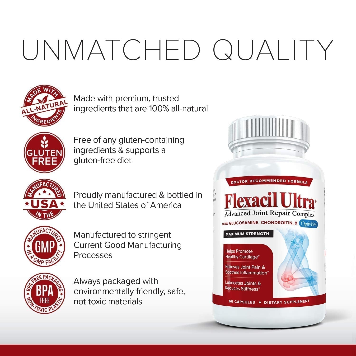 Flexacil Ultra Joint Health & Support Supplement with Glucosamine, Chondroitin Flexacil Ultra uk supplements