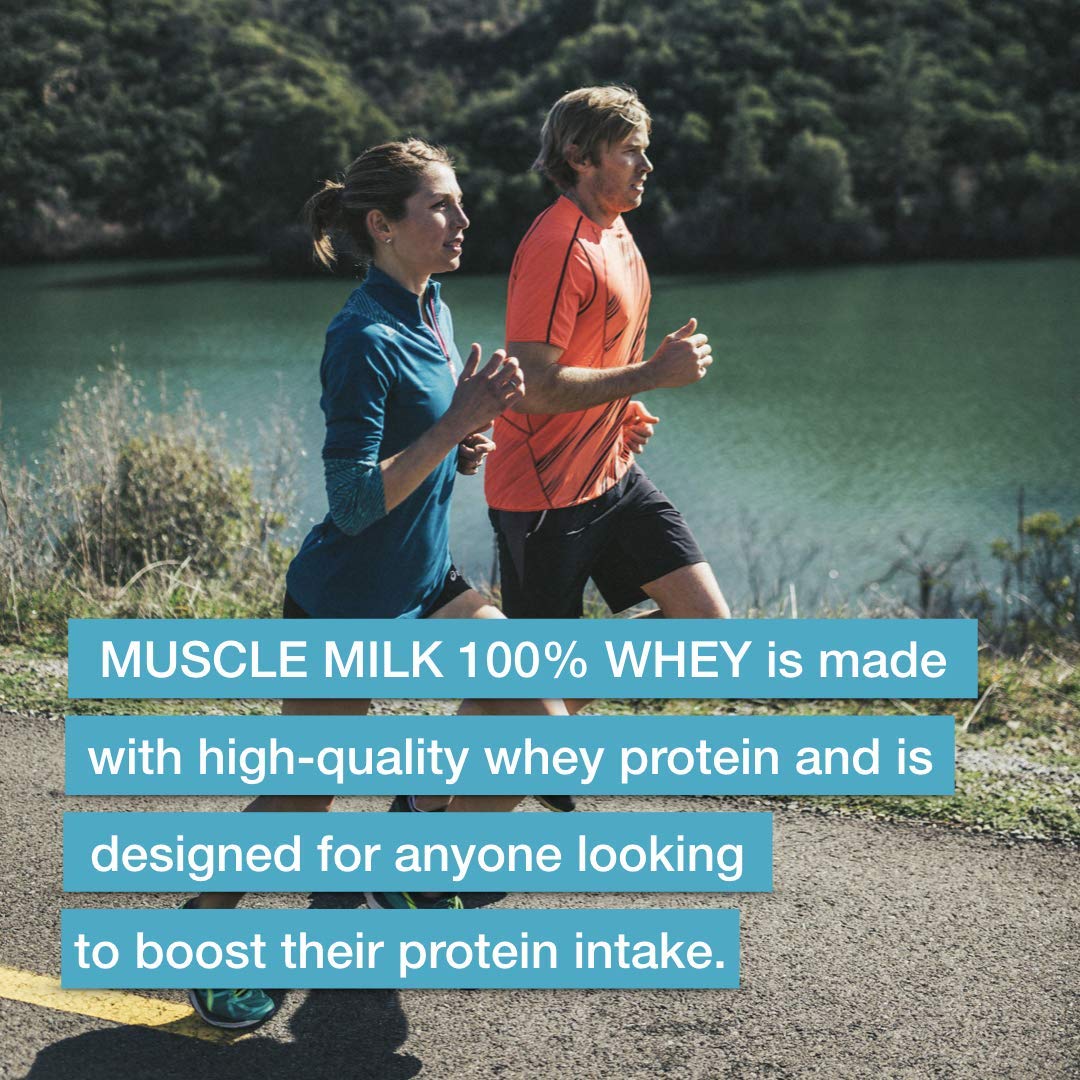 Muscle Milk 100% Whey With Probiotics Protein Powder, Chocolate, 1.85 Pound, 23 Serving Muscle Milk uk supplements