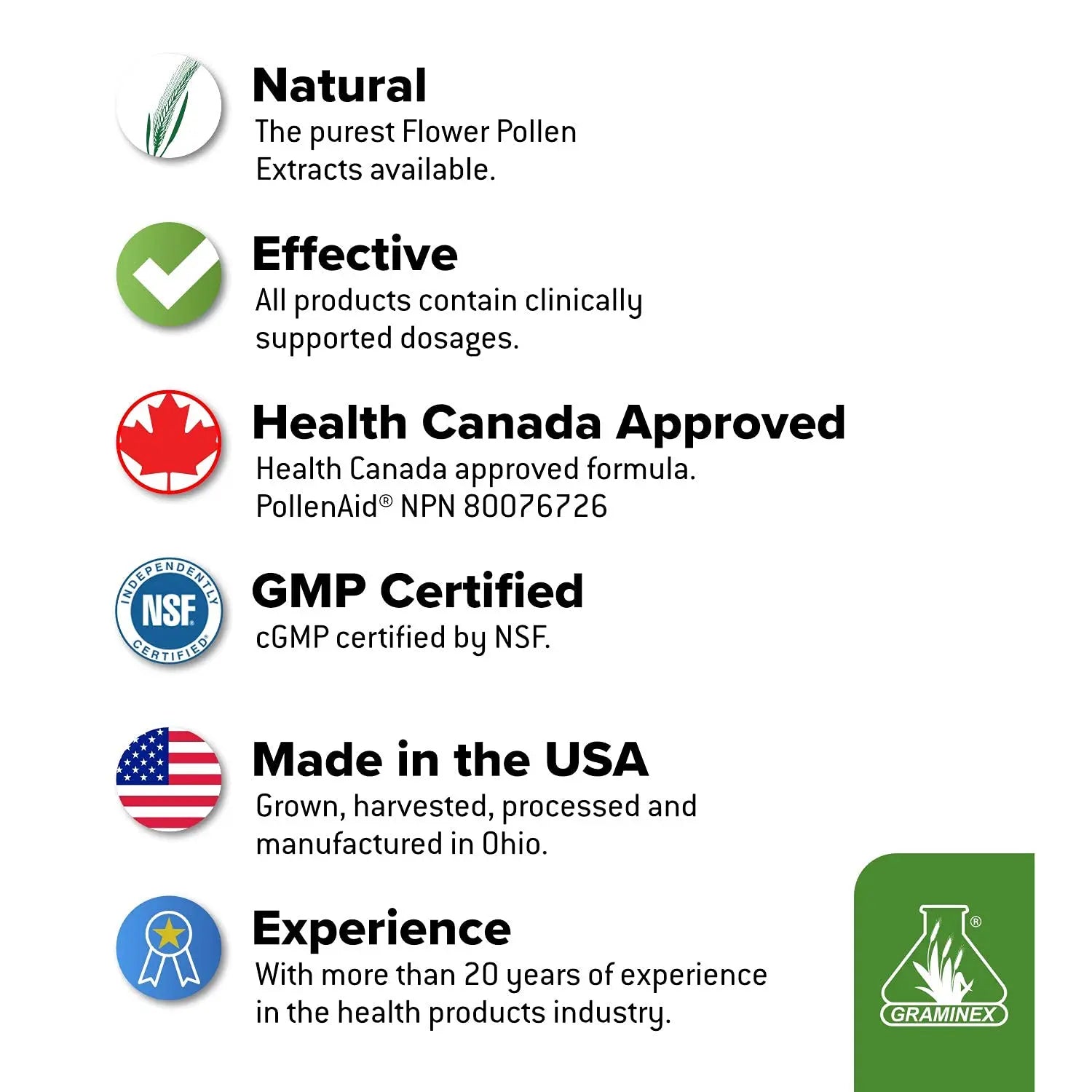 Graminex PollenAid Prostate Supplement: All Natural Prostate Support for Bladder Control & Urinary Tract Health, Rye Pollen Extract Made in USA, 200 Tablets Graminex uk supplements