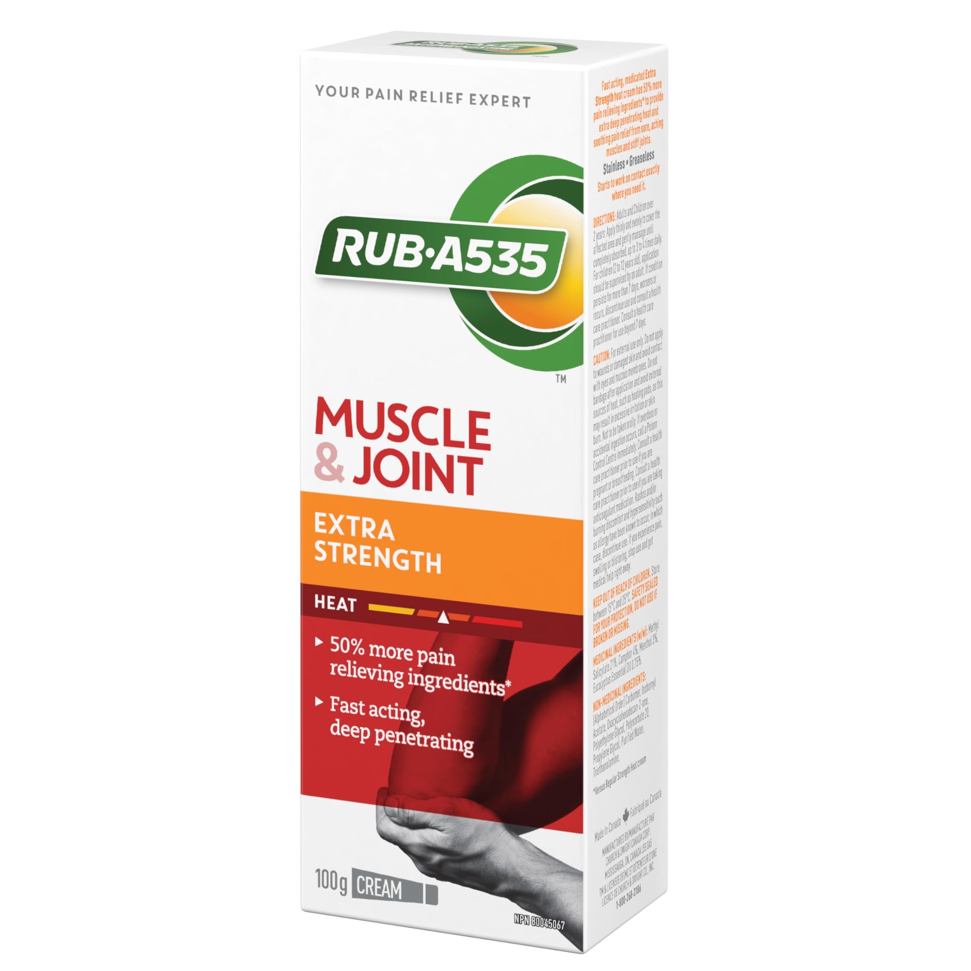 RUB A535 EXTRA STRENGTH CREAM For Relief of Arthritis, Rheumatic Pain, Muscle Pain, Joint & Back Pain 100 g Rub A535 uk supplements