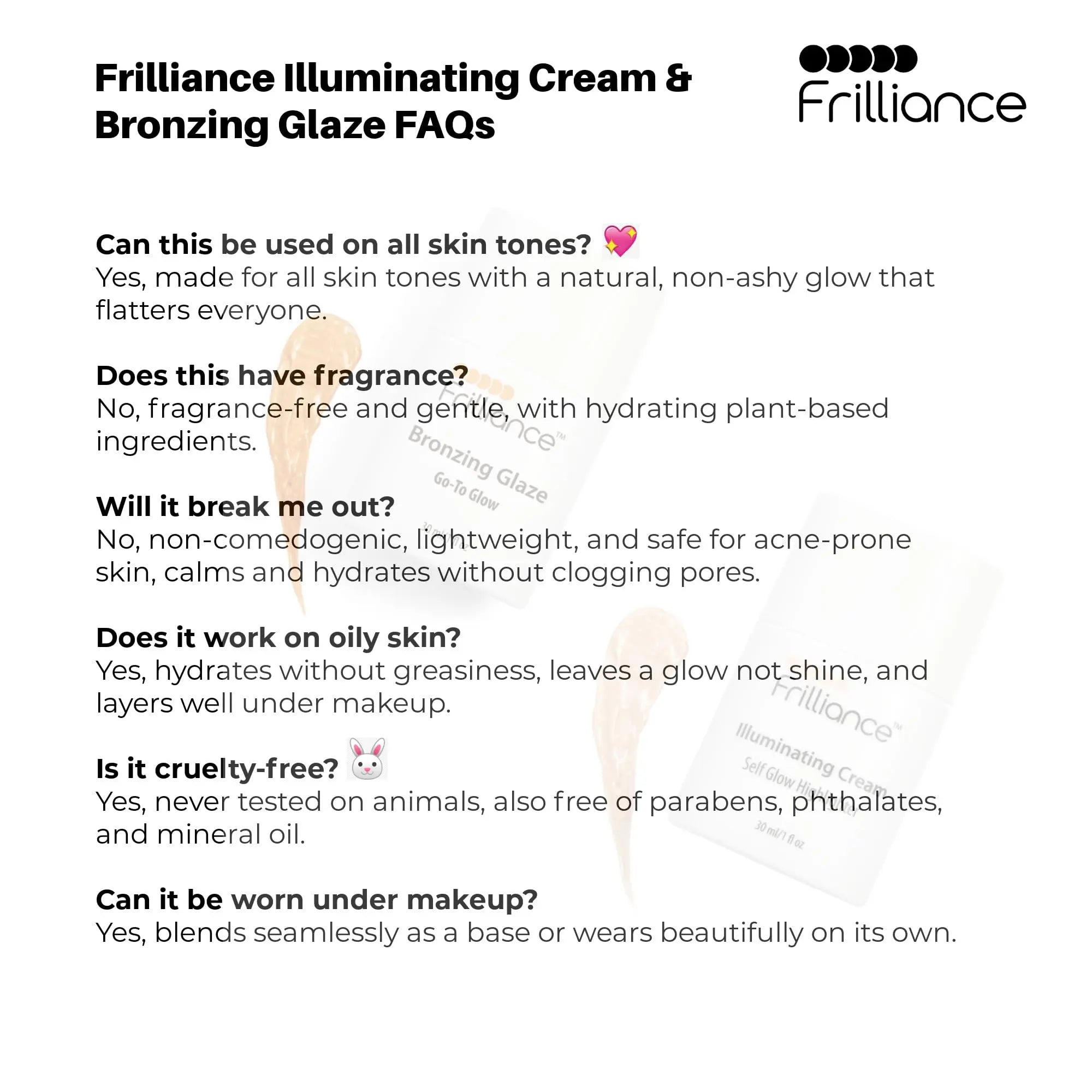 Frilliance Hydrating Go-To Glow, Bronzing Glaze Drops, Cruelty-Free Hypoallergenic for Teens of All Skin Types, 30 ml / 1 fl oz Frilliance uk supplements