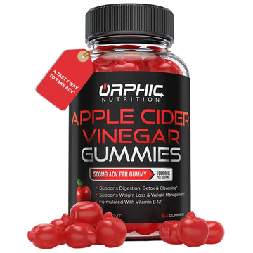 Apple Cider Vinegar Gummies - 1000mg - Formulated to Support Weight ORPHIC NUTRITION uk supplements