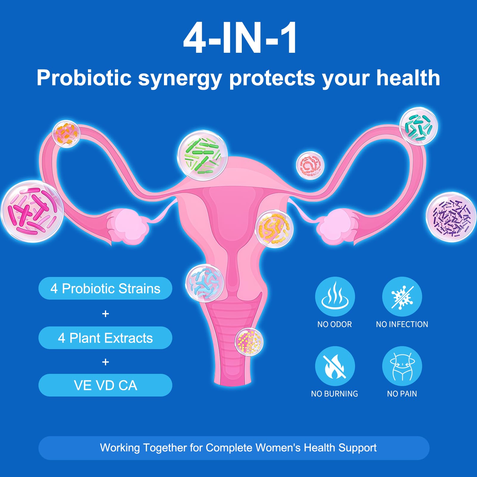 Natprime Menopause Supplements for Women - 60 Billion CFU Akkermansia Probiotic for Hormonal Balance, Night Sweats, Hot Flashes Relief, Gut Health, Mood Support & URO Viginal probiotic - 60 Ct 30 Day Natprime uk supplements