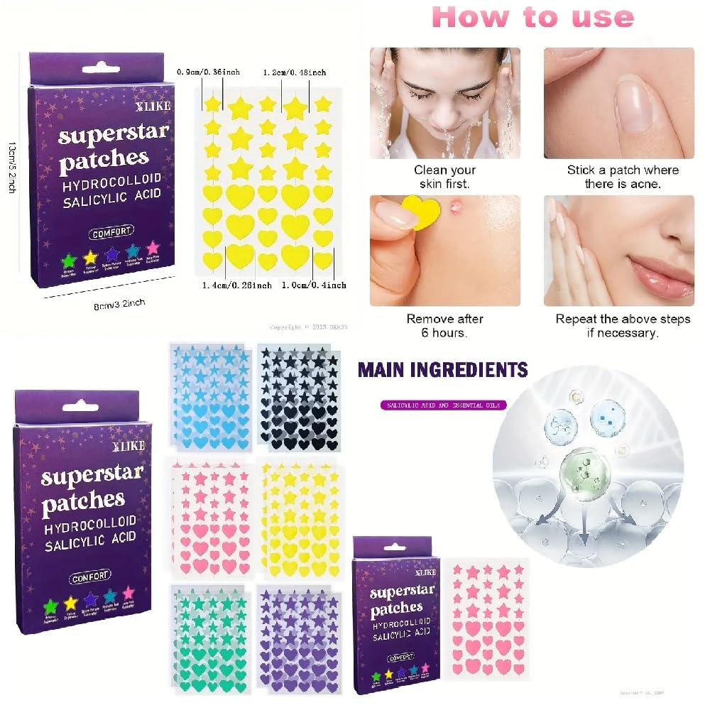 M Great Skin Instant Glow Serum with Niacinamide and Hyaluronic Acid (1.69 oz / 50 ml) + Bonus Acne Patch (36 Pieces) Tea Tree Oil Facial Water Gel NAPH uk supplements