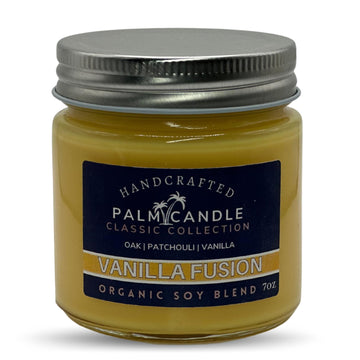 Vanilla & Wood Fusion Premium Soy Candle for Home Scented Candle 7 Ounces of Pure Aromatic Bliss Msupps.com uk supplements