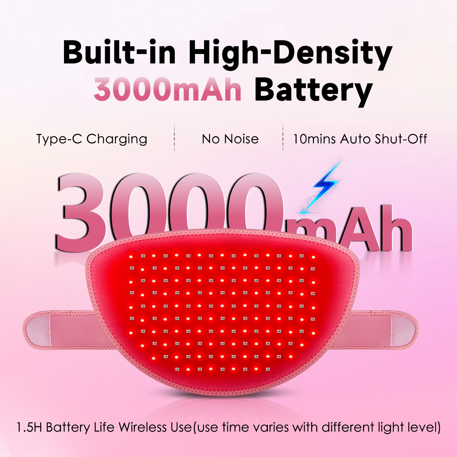 Red Light Therapy Belt Pad: Near Infrared Lamp Pain Relief 156 LEDs Wrap Body Heating Pads Astarexin uk supplements