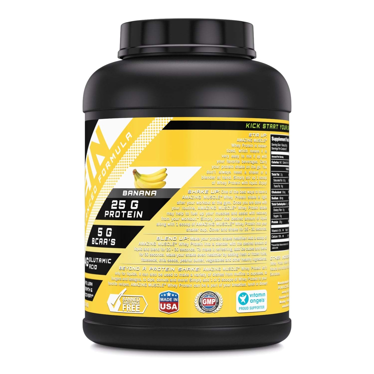 Amazing Muscle 100% Whey Protein Powder *Advanced Formula with Whey Protein Amazing Nutrition uk supplements