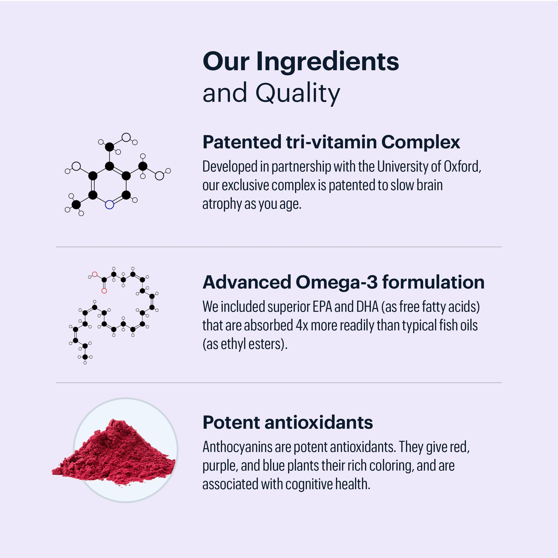 ELYSIUM Matter - 30 Servings - Brain Supplement for Memory and Focus Omega 3 Supplement + DHA - Vitamins to Support Brain Health and Memory ELYSIUM uk supplements