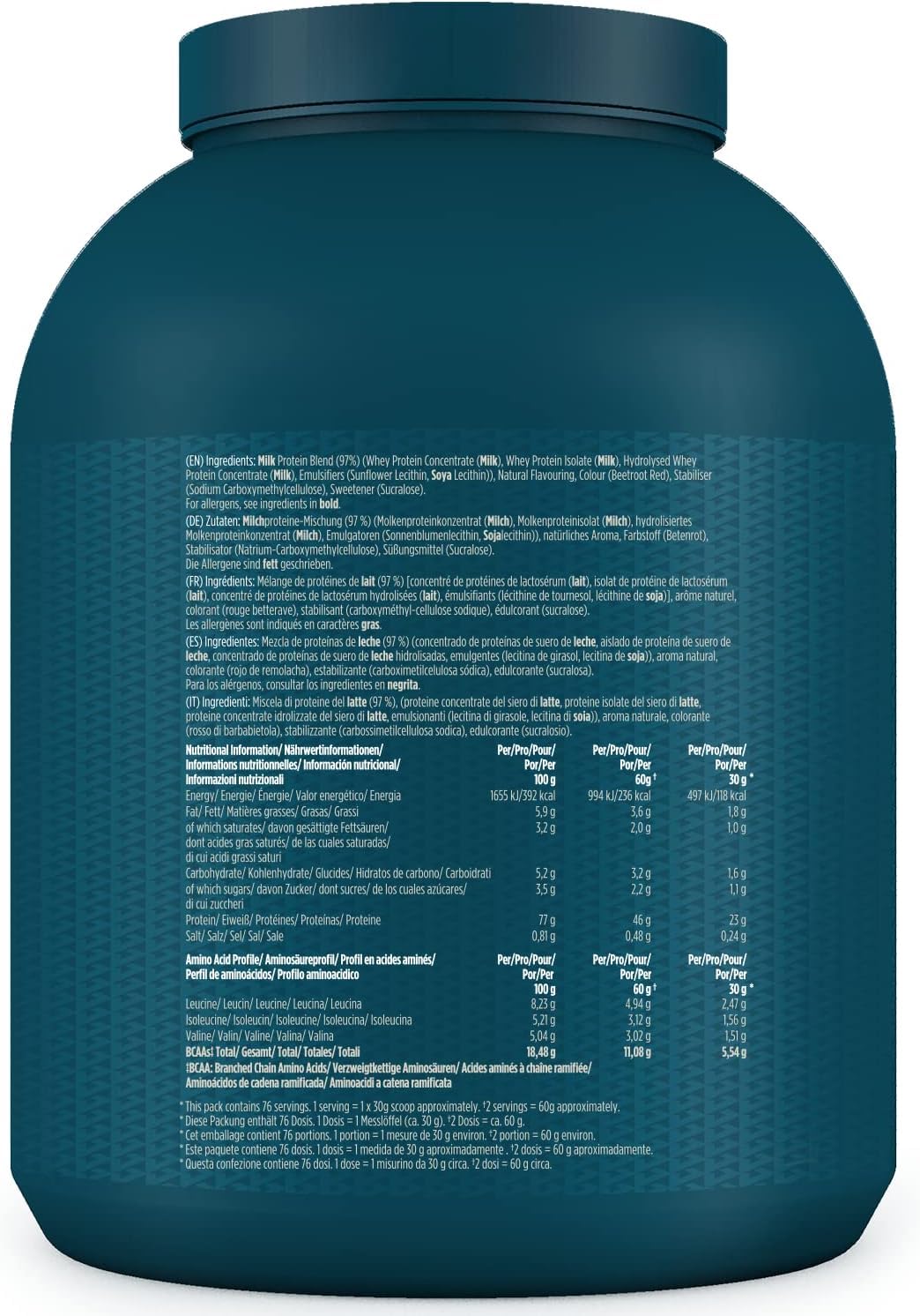 Kinetica Banana Whey Protein Powder | 2.27kg | 23g Protein per Serving | 76 Servings Kinetica uk supplements