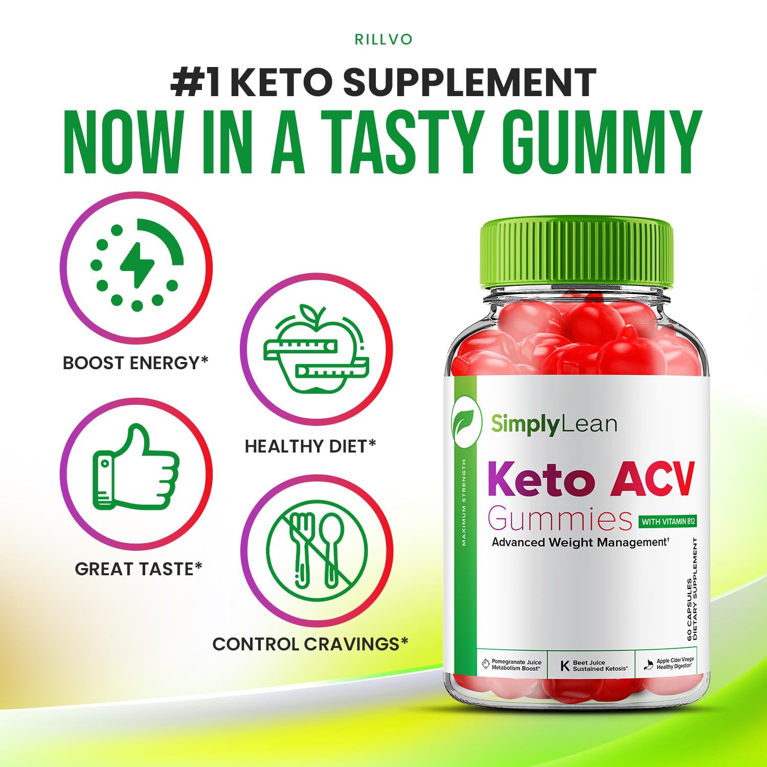 (5 Pack) Simply Lean Keto ACV Gummies - Official - Keto Simply Lean ACV Advanced Rillvo uk supplements