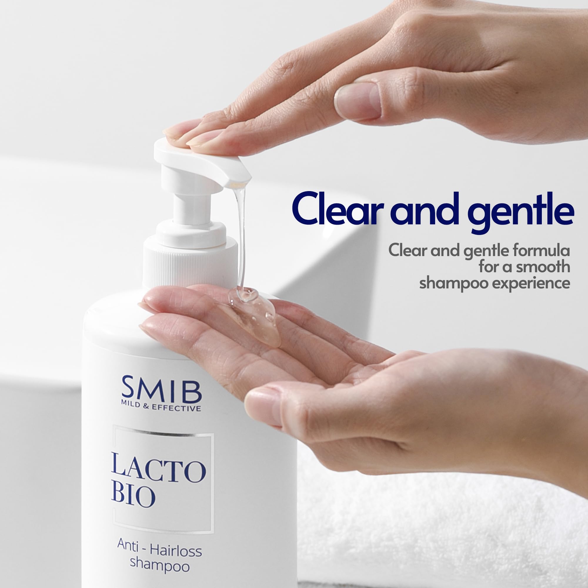 SMIB Lactobio Shampoo – With 100 Billion Postbiotics – For Fuller-Looking Hair and Scalp Care – Korean-Inspired Formula (35.27 oz) SMIB uk supplements