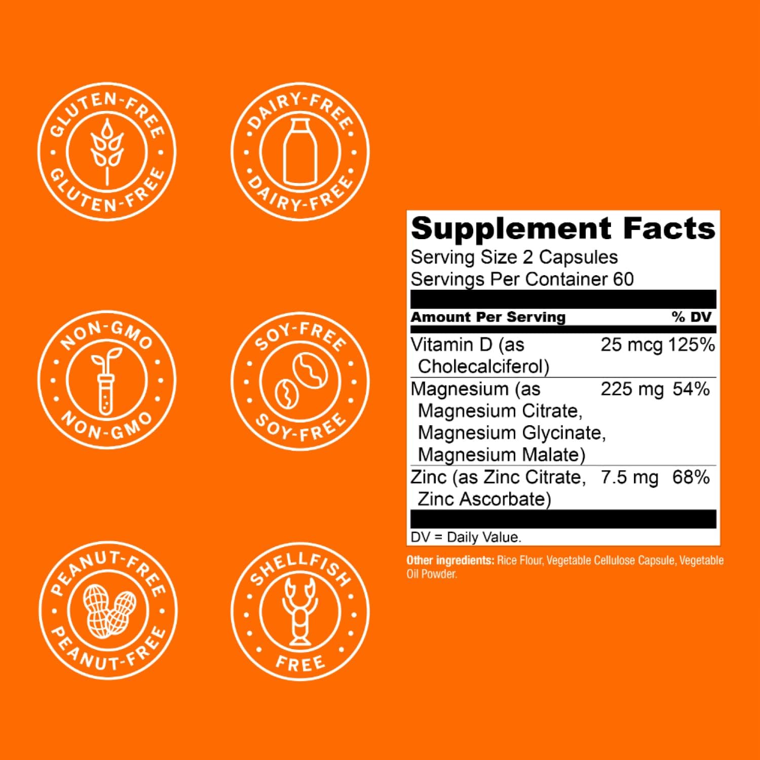 Live Conscious Magwell Magnesium Zinc & Vitamin D3 - Magnesium Glycinate, Malate, & Citrate - Triple Supplement for Women & Men - for Sleep, Bone, Heart, Immune Support - 120 Caps Live Conscious uk supplements
