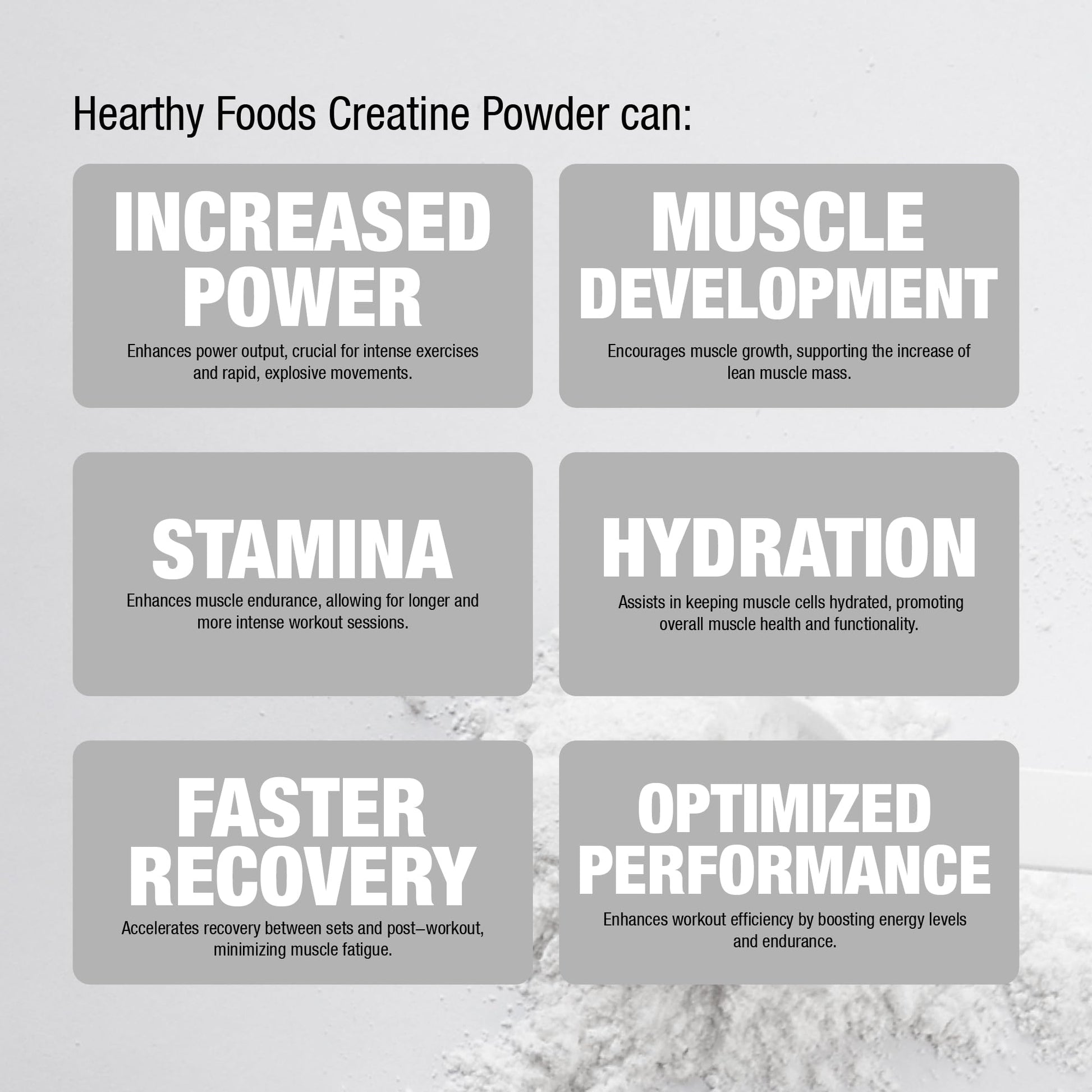 HEARTHY FOODS Creatine Monohydrate Micronized Powder 500G - 100 Servings, 5000mg Per Serving (5g) - 17.9 Oz for Men & Women Muscle Growth & Recovery - UNFLAVORED HEARTHY FOODS uk supplements