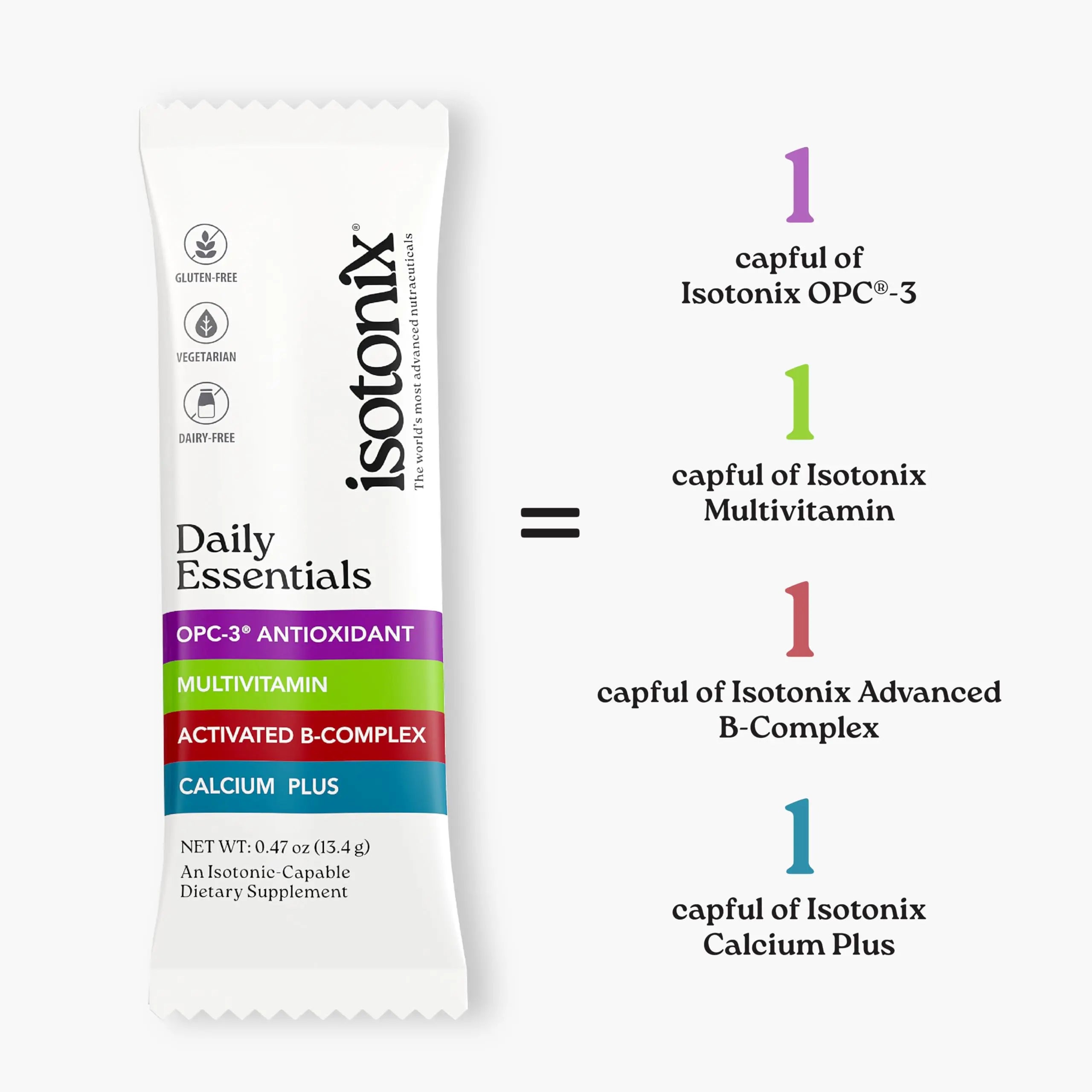 Isotonix® Daily Essentials Multivitamin Powder Packets – 4-in-1 Formula with Multivitamin, Activated B-Complex, Calcium Plus Isotonix uk supplements