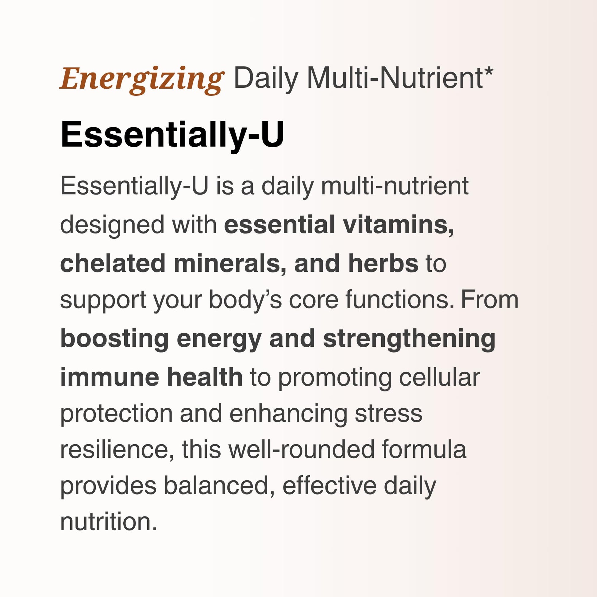 Utzy Naturals Essentially-U Multi-Nutrient | Whole Food Antioxidants + Chelated Minerals for Everyday Health | 180 Capsules Utzy Naturals uk supplements