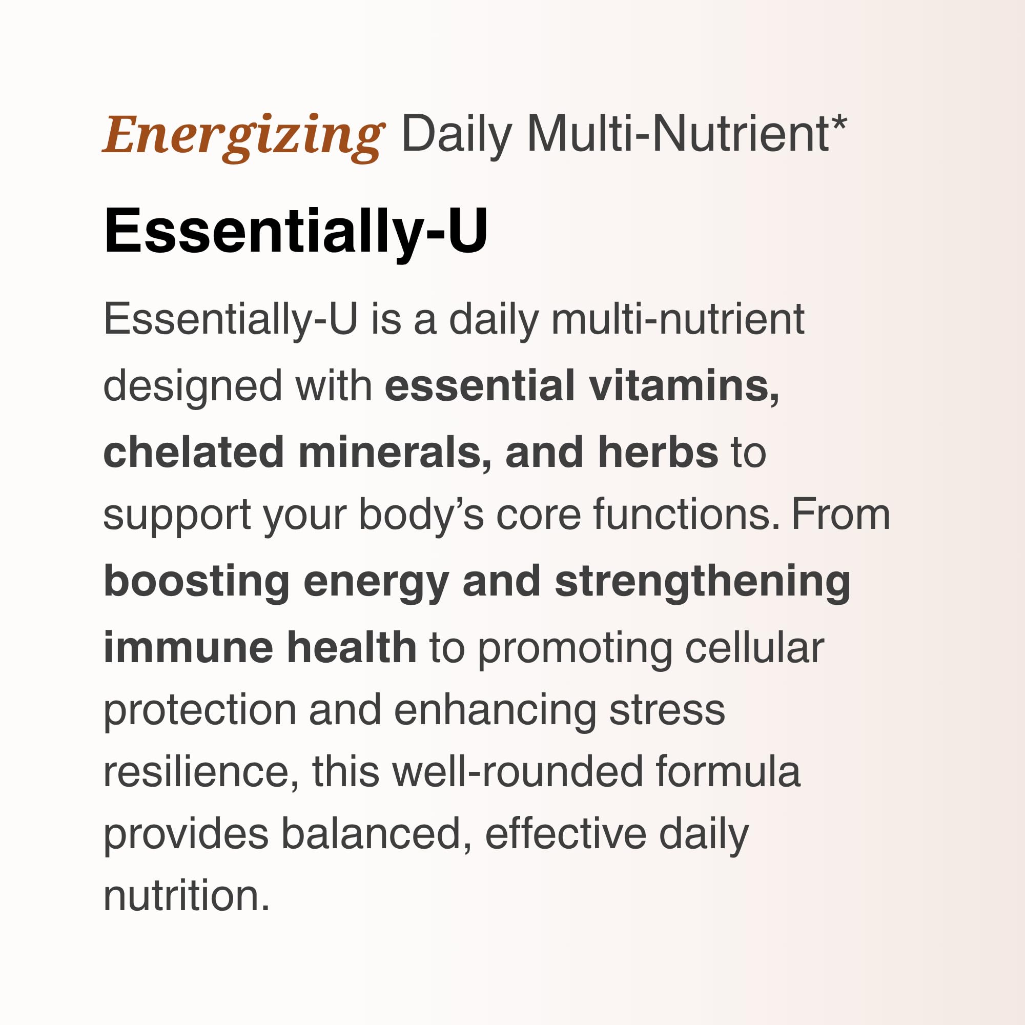 Utzy Naturals Essentially-U Multi-Nutrient | Whole Food Antioxidants + Chelated Minerals for Everyday Health | 180 Capsules Utzy Naturals uk supplements