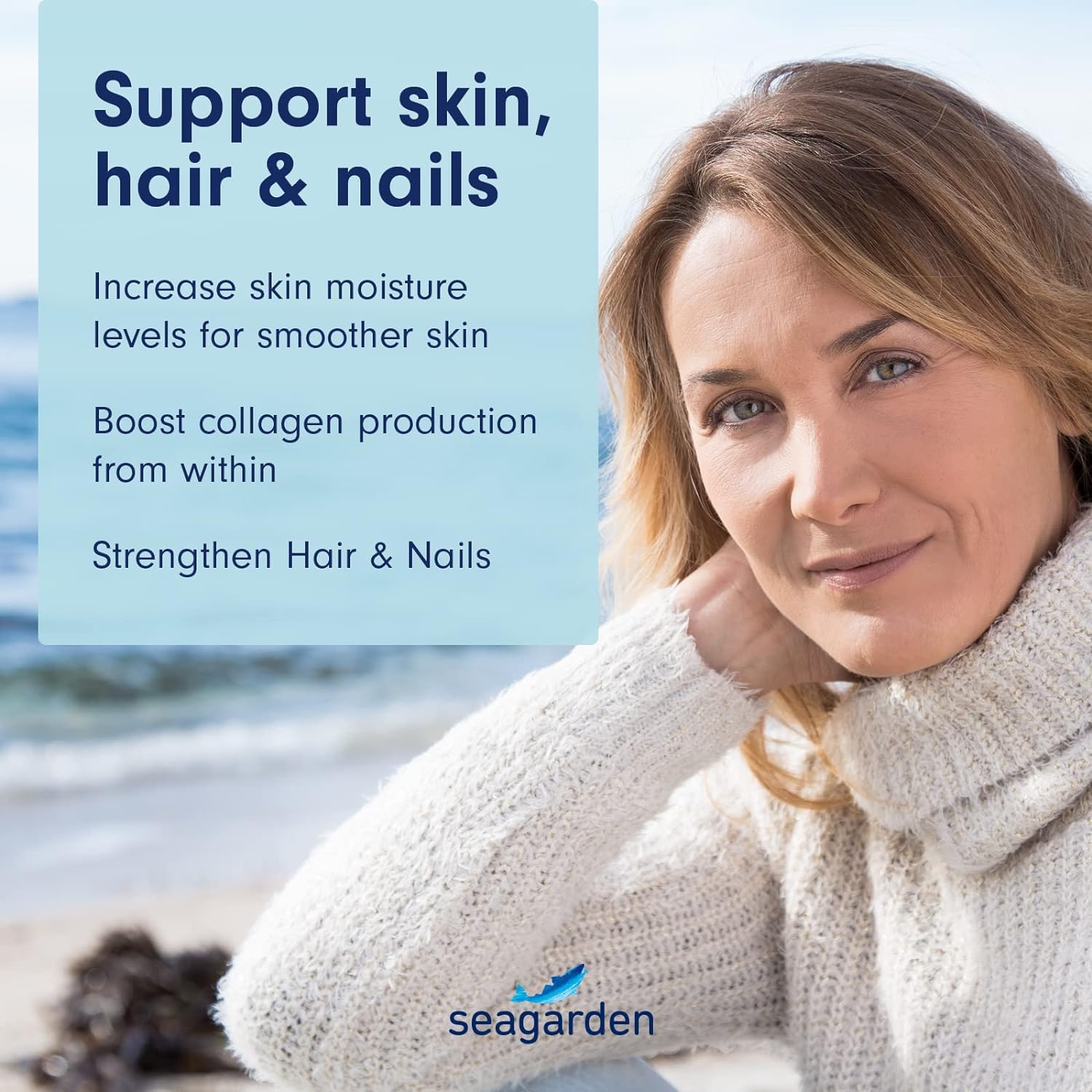Seagarden Pure Marine Collagen Powder (Type I & III) | Wild-Caught Arctic Cod SEAGARDEN uk supplements