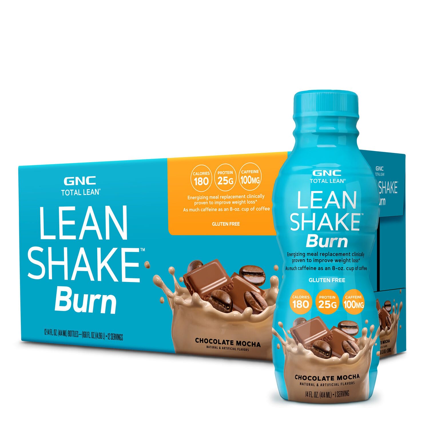 GNC Total Lean Lean Shake Burn - Chocolate Mocha GNC uk supplements