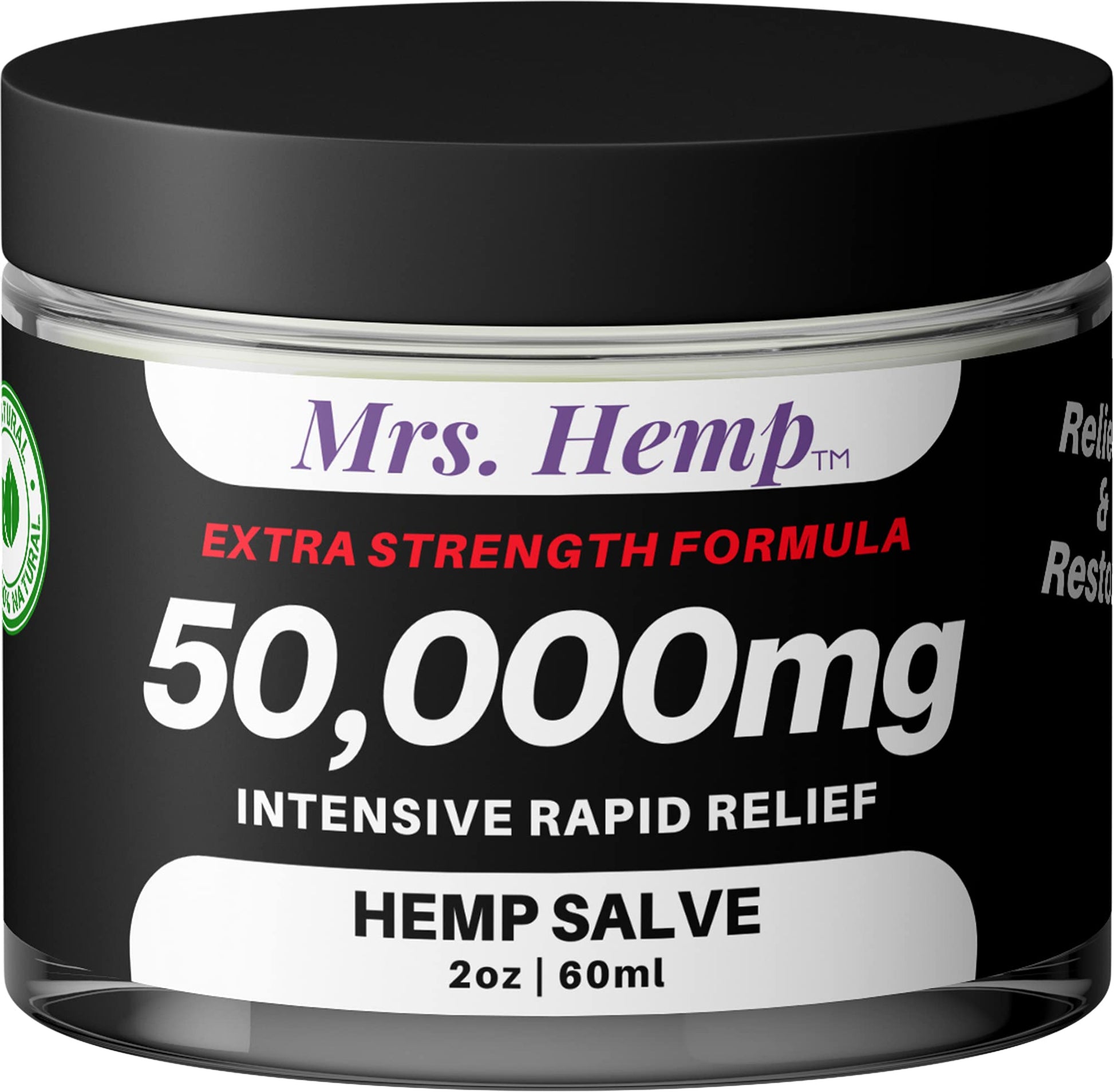 MRS. Hemp | 50,000 MG Salve| Whole Body. Topical Salve for Skin Application MRS. HEMP uk supplements