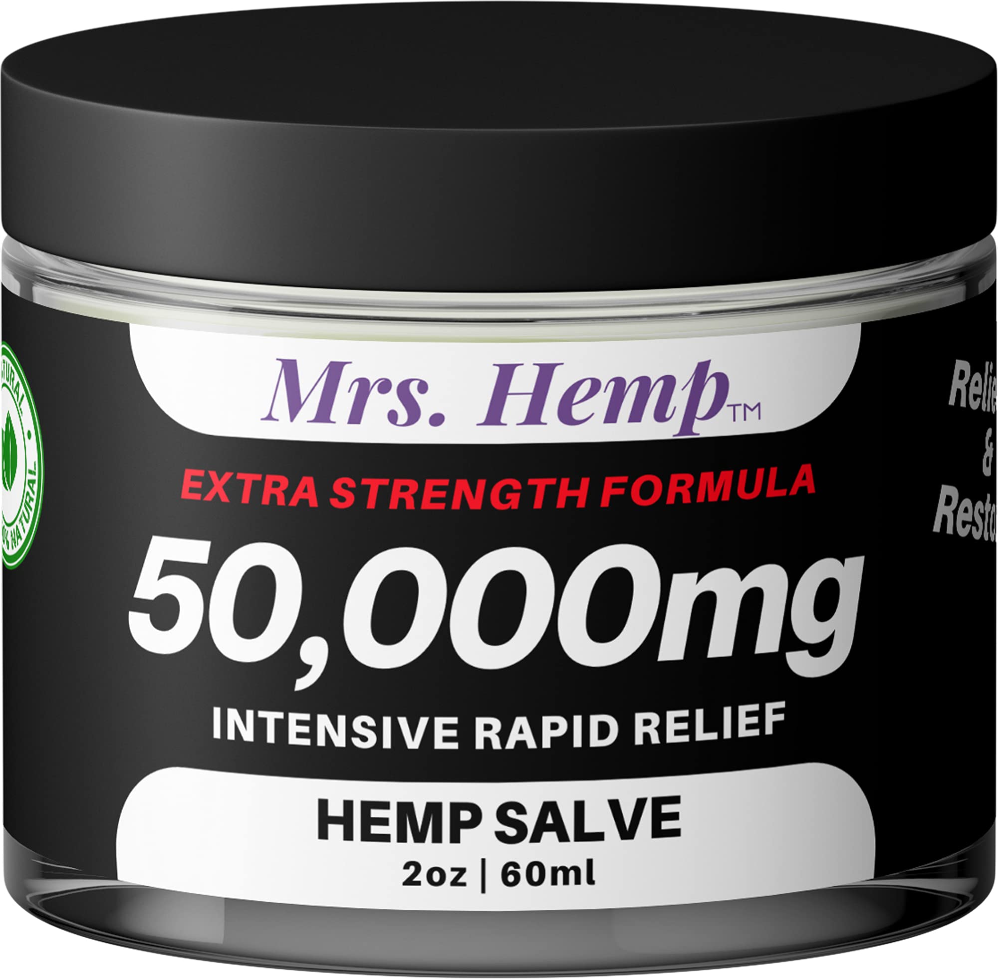 MRS. Hemp | 50,000 MG Salve| Whole Body. Topical Salve for Skin Application MRS. HEMP uk supplements