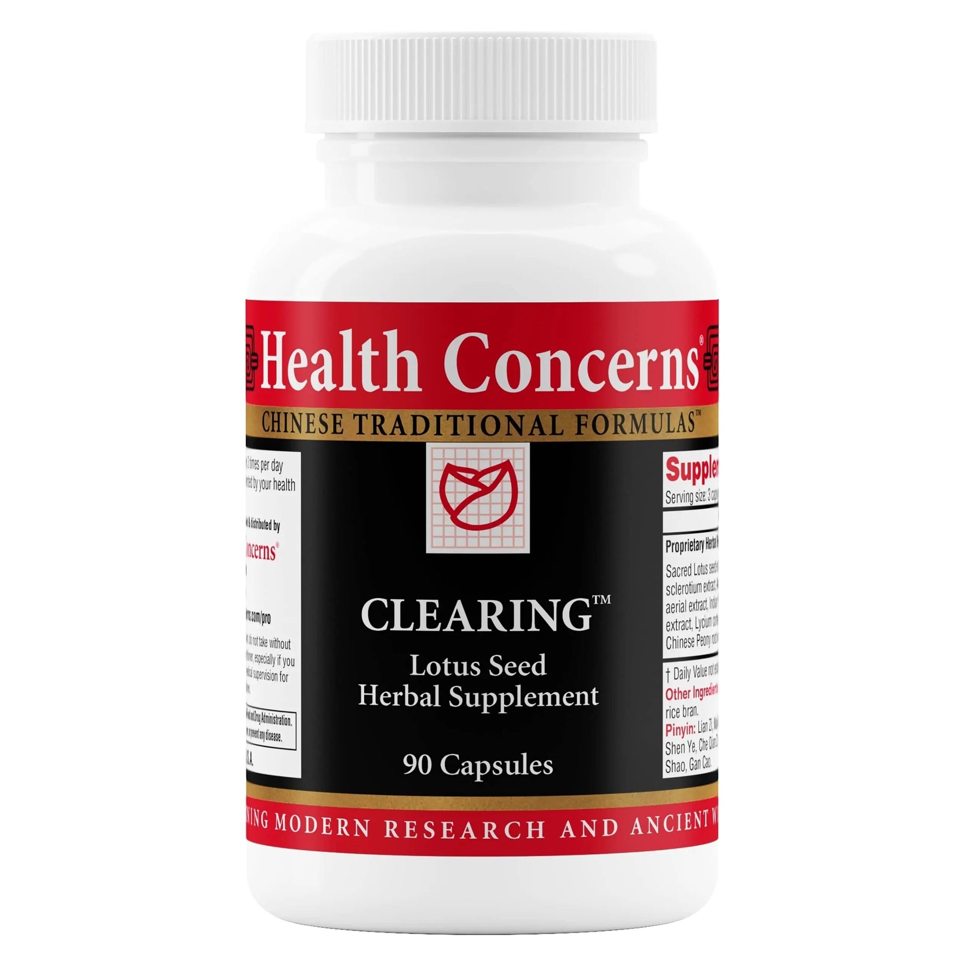 Health Concerns Clearing – Urinary Tract & Reproductive Health Support for Women – Lotus Seed Herbal Supplement – Detox, Vaginal Health, UTI Support – Traditional Chinese Formula – 90 Capsules Health Concerns uk supplements