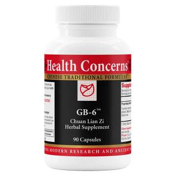 Health Concerns GB-6 – Gallbladder Support Supplement – Chuan Lian Zi Herbal Formula – Natural Gallstone Support – Bupleurum, Turmeric, Dandelion Root Extracts– Chinese Herbal Capsules – 90 Capsules Health Concerns uk supplements